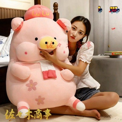 ぬいぐるみ✽アートドール✽手足可動✽子豚のぶぶちゃん✽特大サイズ TOYZEROPLUS×CICI'S STORY 子豚lulu Ocean 海 トレーディング