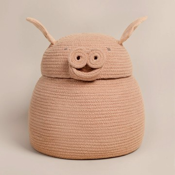 西班牙 Lorena Canals｜佩吉小豬收納籃