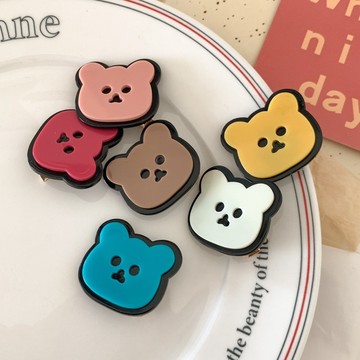 Sweet Air H16 日韓流行髮飾 小巧可愛小熊造型 百搭髮飾 髮夾 鴨嘴夾