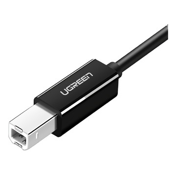 UGREEN 綠聯 Type-C 2.0對USB-B印表機多功能傳輸線 US241 黑色  1條  1m