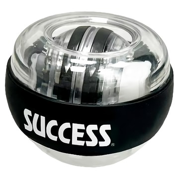 SUCCESS 成功 自動式發光腕力訓練球 高速轉動訓練 防滑耐摔  7 x 7 x 5.5cm  黑色  1個