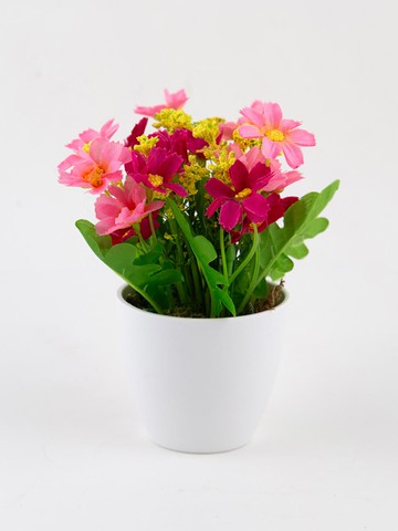 Flower Path Artificial Daisy Table Flower Arrangement [Pink]