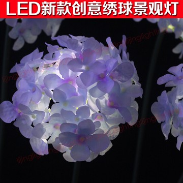 新款創意景觀裝飾燈 燈光節公園LED戶外繡球燈 亮化工程草坪燈1入