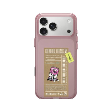 iPhone 17 Pro Max Clear (相機按鈕) 晶醺玫 - Marine Debris - 蕃茄罐頭寄居蟹