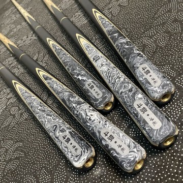 全場免運🔈冰魄檯球杆白蠟木分體小頭杆中式黑八斯諾克桌球杆小頭杆新款撞球杆