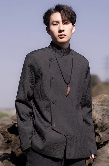 中式復古 極簡盤扣寬鬆上衣外套