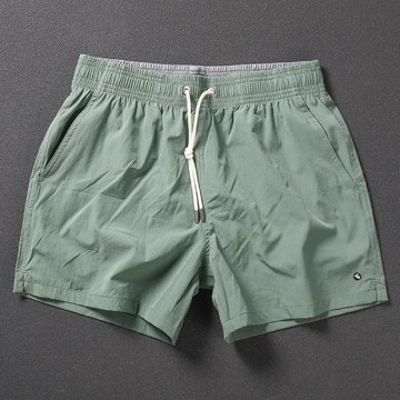 沙灘褲男速干可下水健身運動三分短褲有內襯海邊溫泉游泳褲休閑潮