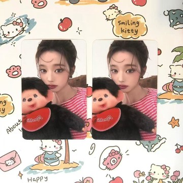 ⭐韓國代購正版⭐新款 IVE 芙 張元英圓卡 蒙奇奇圓小卡典藏新款