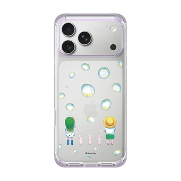 iPhone 17 Pro Max ClearX 夢透紫 - 幾米 Jimmy Liao - 兔子系列-歡樂時光