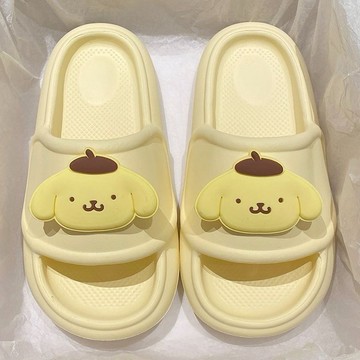 布丁狗拖鞋🎀 踩屎感拖鞋女四季情侶室內家居家用防滑浴室涼拖男 防滑拖鞋 室內拖鞋 浴室拖鞋 家居鞋 軟底拖鞋 可愛拖鞋