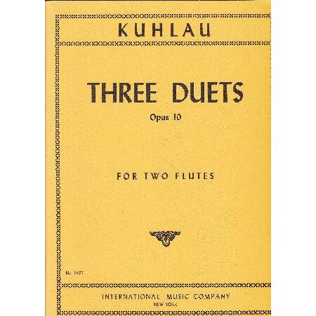 Kuhlau: Three Duets for Two Flutes, Op. 10並行輸入