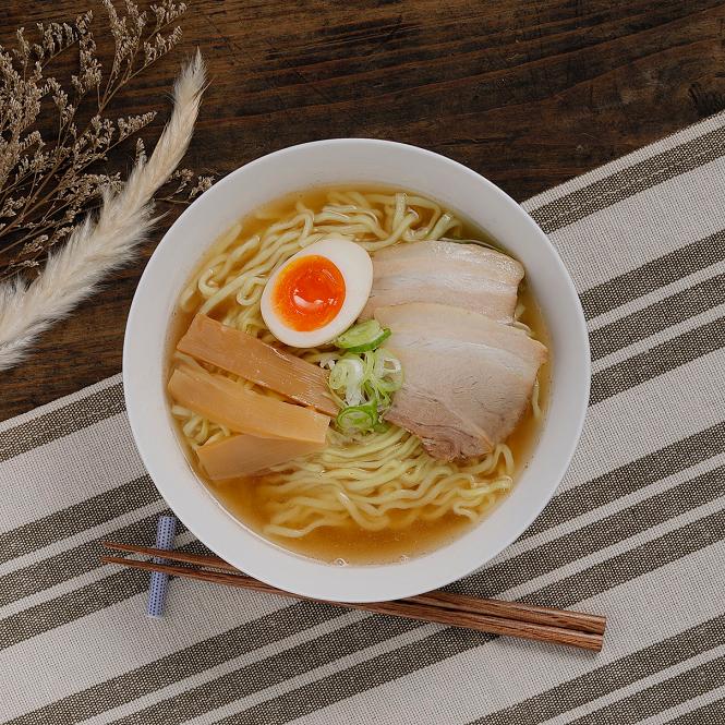 喜鈴焼きあご塩ラーメン（4食入り）ラーメン　あご出汁　喜多方ラーメン