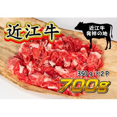 ふるさと納税 竜王町 近江牛切り落とし 計700g 350g×2P 小分け 黒毛和牛