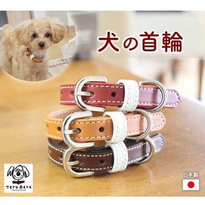 犬 首輪 犬首輪 犬の首輪 おしゃれ かわいい ブランド 迷子札 中型犬 小型犬 小型犬用 超小型犬 いぬ くびわ 革 レザー 皮 軽い 柴犬 チワワ Otm 1 通販 Lineポイント最大get Lineショッピング