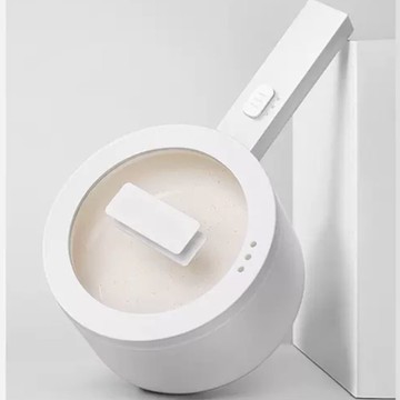 110V美規電煮鍋臺灣小白鍋學生宿舍煎炒煮一體鍋火鍋陶瓷釉電煮鍋