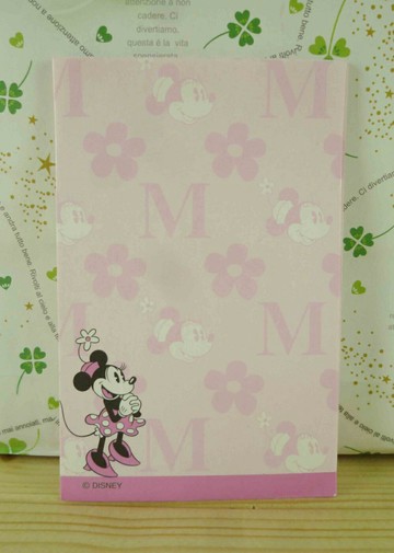 【震撼精品百貨】Micky Mouse 米奇/米妮  卡片式MEMO紙-粉色 震撼日式精品百貨