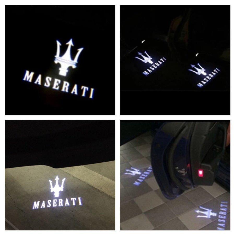 Maserati マセラティ ロゴ カーテシランプ LED 交換タイプ ギブリ