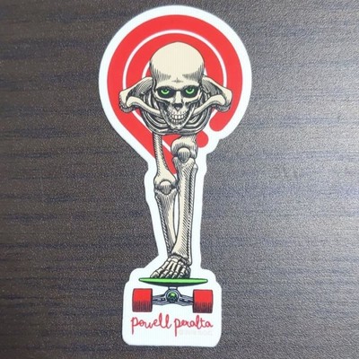 【ST-424】 Powell Peralta skateboard sticker パウエル ペラルタ スケートボード ステッカー Tucking  Skeleton | LINEブランドカタログ