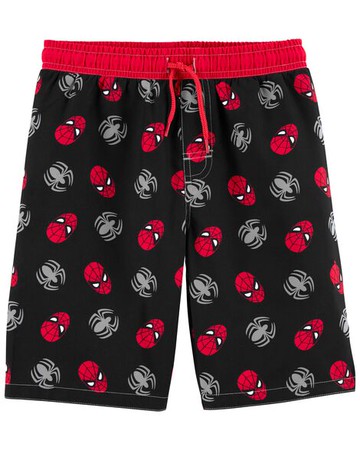Kid Spider-Man Swim Trunks