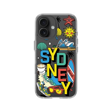 iPhone 16 Clear Case（相機按鈕） 透明 - City Collection 城市系列 - 雪梨