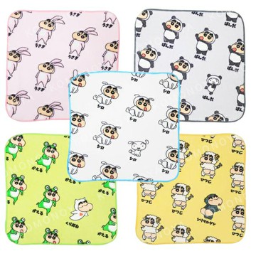 小禮堂 蠟筆小新 棉質方巾 20x20cm (變裝款)