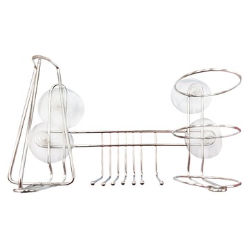 YI SHUIN 亞晨 牙刷置物架  銀色  1個