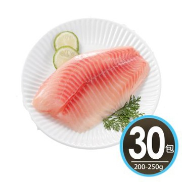 【華得水產】台灣鯛魚片30片組(200-250g/片)