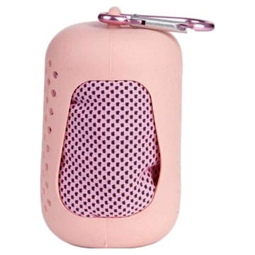 冰絲涼感巾 30*90公分  新款粉  1個