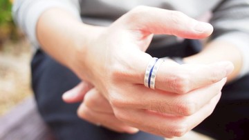 The Only One 愛是唯一 純銀琺瑯填色戒指 男款