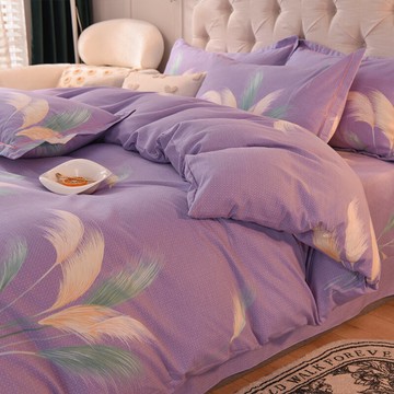 冬季磨毛加厚四件套ins風純棉全棉100床單被套1.8m秋冬季床上用品