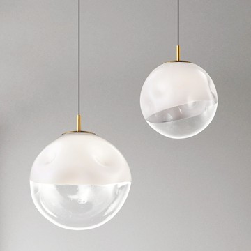 E27 玻璃單吊燈 B18-55-61241 61242