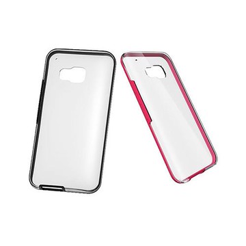 【買一送一】HTC One M9 原廠彩邊雙料透明保護殼HC C1153(台灣代理商-盒裝)