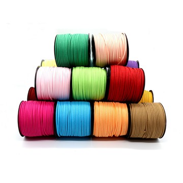 台灣出貨 手工DIY3mm韓國麂皮絨 DIY手工配件絨皮繩服飾品配件絨繩手鍊編織皮繩