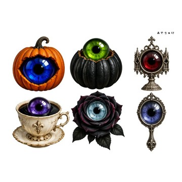 【九月新品】20-154-0147 剪貼紙 瘋狂哥德萬聖節