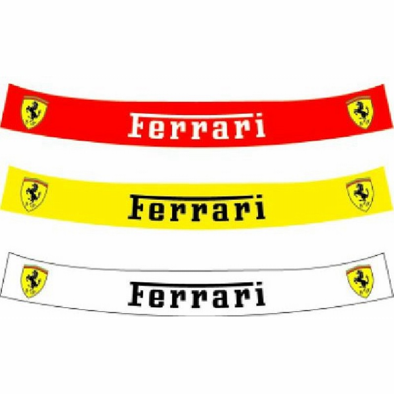 ヘルメットバイザーステッカー Ferrari フェラーリ Bs 0037 通販 Lineポイント最大0 5 Get Lineショッピング