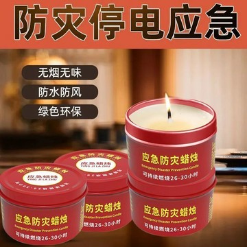 臺灣最低🍑應急防災蠟燭家用停電緊急照明蠟燭環保無煙無味戶外無味蠟燭GO