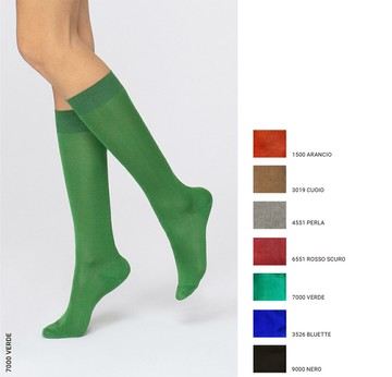 義大利Pierre Mantoux高級絲短襪 多彩及膝襪 歐洲精品