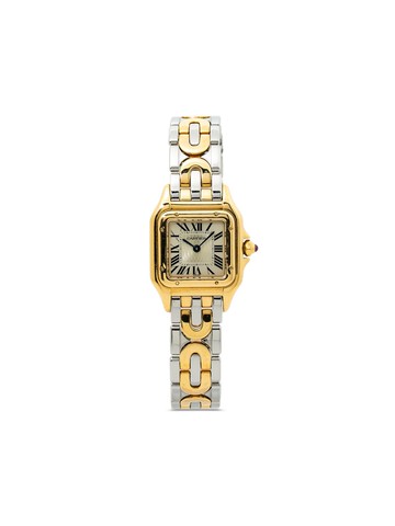 Cartier - pre-owned Panthere Deco 22mm - unisex - Yellow Gold - One Size - SILVER