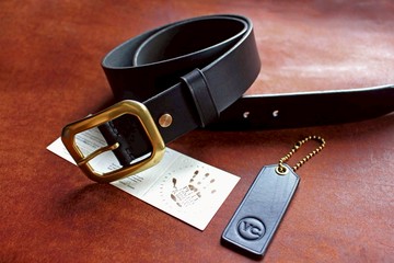 【VULCAN Belt  38mm 標準寬版皮帶】Walpier馬鞍革 義大利植鞣革