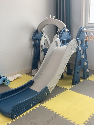 兒童滑滑梯 兒童滑滑梯室內家用小型兒童滑梯秋千組合小孩多功能玩具家庭樂園【MJ192940】