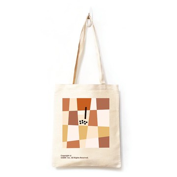 珍奶 bubble 帆布袋 托特包 環保袋 手提袋  台灣 TAIWAN 珍珠