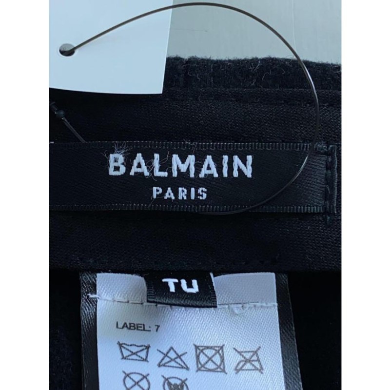 BALMAIN◇キャップ/TU/ウール/BLK/メンズ/A612W072 | LINEブランドカタログ