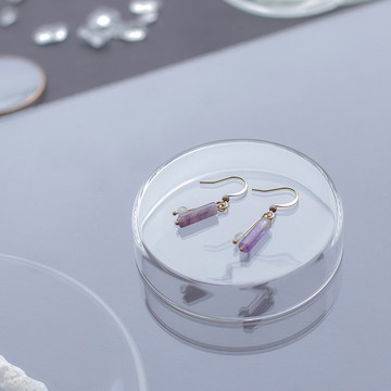 天然石耳環-相遇/耳針/夾式/可客製