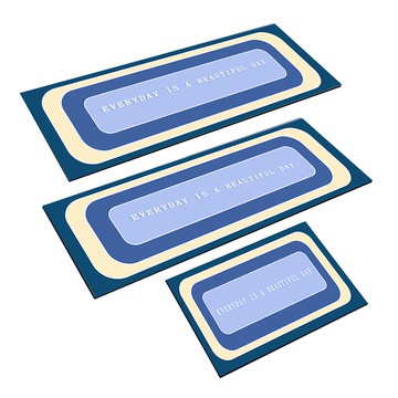 寢室安居 買2送1軟式珪藻土廚房地墊3件組  120 x 40cm + 60 x 40cm  美好一天  1組