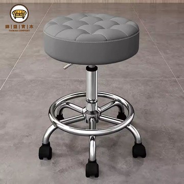 免運 美容凳 旋轉凳 可升降旋轉美容凳子帶輪美甲化妝時尚簡約臥室加厚酒吧椅吧臺圓凳工廠現貨 全館折扣 店長優選 j5429