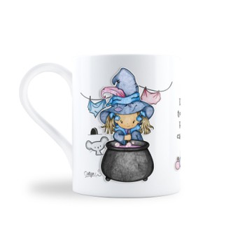 Lil Witch英國原創設計釉面陶瓷馬克杯-魔釜滾滾Cauldron Bubble