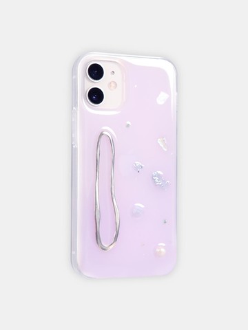 IPHONE HANDMADE PHONE CASE [FOG PURPLE]