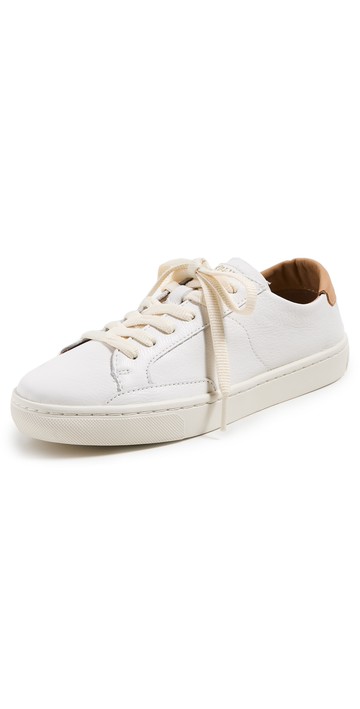 Soludos Ibiza Classic Lace Up Sneakers White 9.5