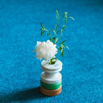 【 Pinkoi世界地球日限定 】母栽 x 台電文創 - 再生礙子花器