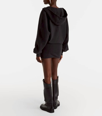 The Attico Cotton jersey sweatshirt dress